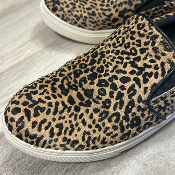 Steve Madden Coulter Cow Hair Animal Print Women’s Slip-On Casual Loafer Sneaker - Picture 2 of 14
